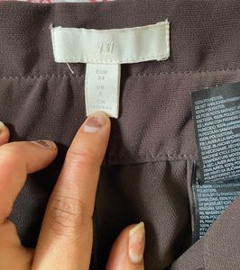 Brown H&amp;M High Waist Paint