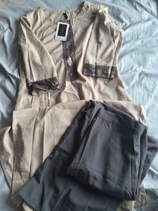 Elegant Kurta and Pants Set