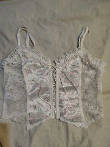 Vintage floral lacey top