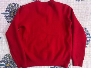 Red 'Saturday' Knit Sweater