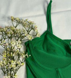 Green Corset Top Imported