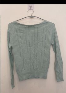 Mint Green Knit Sweater