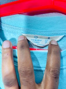 Comfortable Aqua Blue Sweatshirt