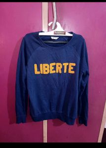 Crew Neck Sweatshirt With Typography