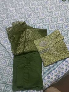 Green salwar suit