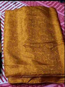 Beautiful Mustard Yellow Saree