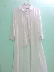 (Vero Moda )White shirt dress