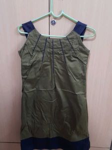 Chic Olive Green Dress