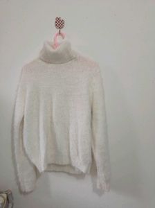White Fur Sweater