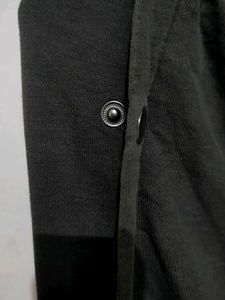 Olive Green Lounge Pants with Snap Detail
