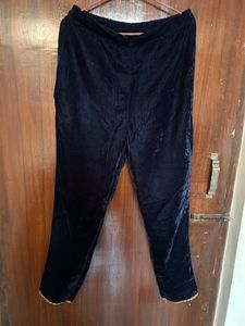 Embroidered Velvet Kurta
