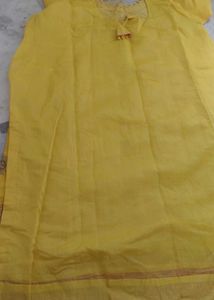 Elegant Yellow Embroidered Kurta Set