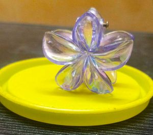 Set of hair clips plus bands with bow and crystals