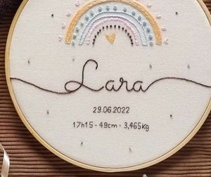 Baby Girl Name Hoop 💖
