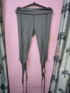 Grey Stirrup Leggings