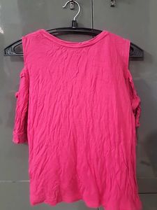 Chic Cold Shoulder Tie-Up Top