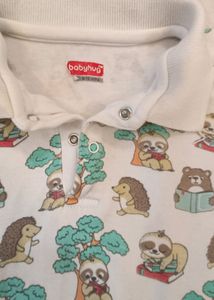 Baby Romper With Collar