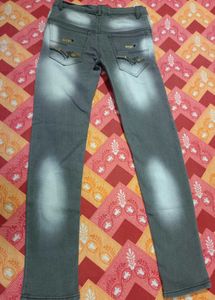 Men's Grey Faded Jeans Unused
