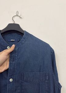 Stylish Blue Denim Shirt