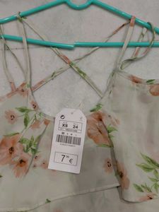 Floral Tiered Spaghetti Strap Top