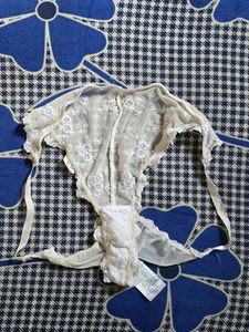 Sheer Lace Thong