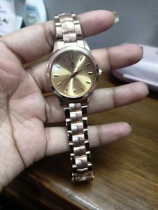 Rose Gold Tone Bracelet Watch