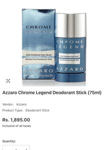Azzaro Chrome Legend Stick 75ml