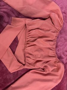 Off Shoulder Tie-Up Top