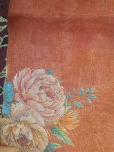 Beautiful Floral Print Saree