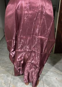 Organza Maroon Abaya 🛢️
