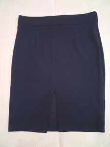 Classic Navy Pencil Skirt