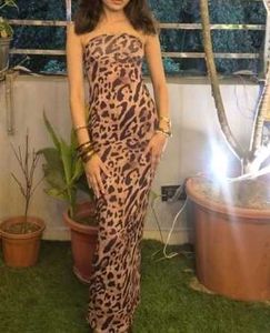 Leopard Print Tube Top