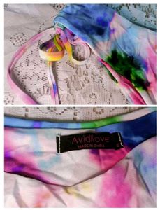 Vibrant Tie-Dye Bikini Bottoms