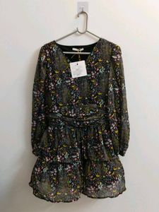 New Floral Print Mini Dress