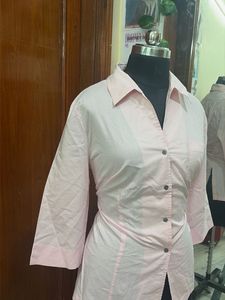 Pink Button-Down Shirt