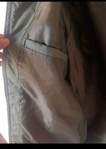 Olive Quilted Bomber Jacket
