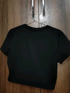 Graphic Print Cropped T-Shirt