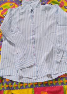 Classic Striped Button-Down Shirt