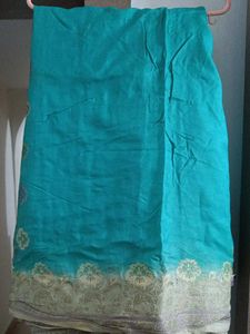 Elegant Pastel Green Banarasi Silk Saree