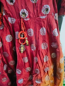 Elegant Ethnic Gown with Unique Design