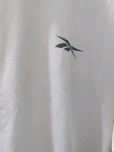 White Reebok Track Jacket