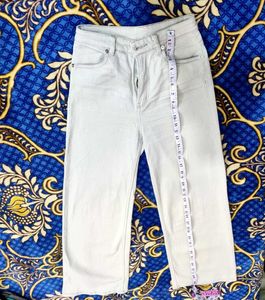 H&amp;M Wide Leg Beige cotton Jeans✨