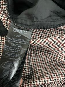 ONLY   Waist Houndstooth Pants