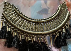 Boho Tribal Choker Necklace