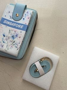 Floral Singapore Card Holder