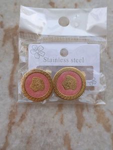 Golden Flower Earrings