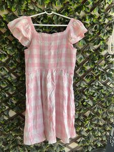 combo of boho chich dress &amp; Pink Gingham Sundres