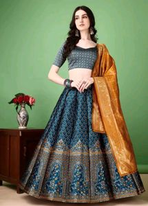 Art Silk Brocade Lehenga Choli