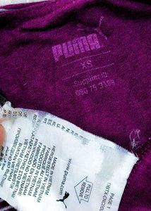 Puma Striped Sports Bra