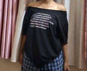 off shoulder tshirt